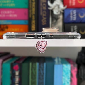 Horror Girlie Cake Charm | Fall USB-C Accessory | Halloween Kindle Charm | Spooky Book Lover Gift | Kobo, iPhone, iPad Plug Charm