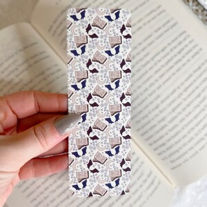 Bookmark | Books and Bat Wings Night Court Aesthetic Bookmark | Bookish Gift | Gift For Book Lover | Gift For Reader | Double Sided Bookmark