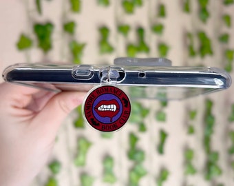 Kindle Charm, Phone Charm, USB Charm, Mini Keychain | Vampire Romance Book Club Charm | Bookish Gift | Phone Kindle Accessories | USB Plug