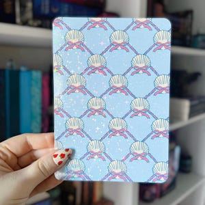 Beach Kindle Case Insert | Coquette Holographic Case Insert for E-Readers | Bookish Gift | Glitter Cardstock | Kindle Insert, Kobo Insert