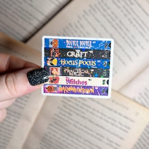 Halloween Movie Sticker | Scary Movies Holographic VHS Sticker | Vinyl Kindle Sticker | Spooky Sticker, Fall Sticker