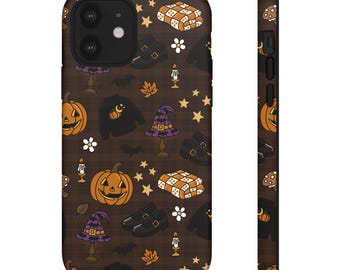 Cozy Halloween Plaid Phone Case | Compatible with iPhone, Pixel and Galaxy