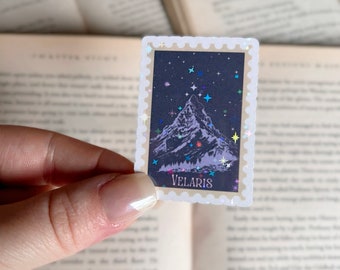 Bookish Sticker | City of Starlight Stamp Sticker | Holographic Waterproof Vinyl Book Inspired | Laptop, Kindle Sticker | Fantasy Sticker