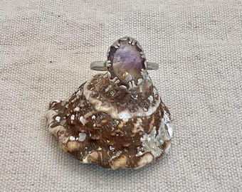 Sterling Silber Ametrin Ring - Größe 8