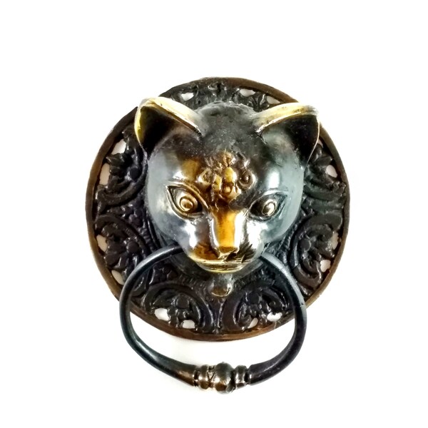 Cat Door Knocker Etsy