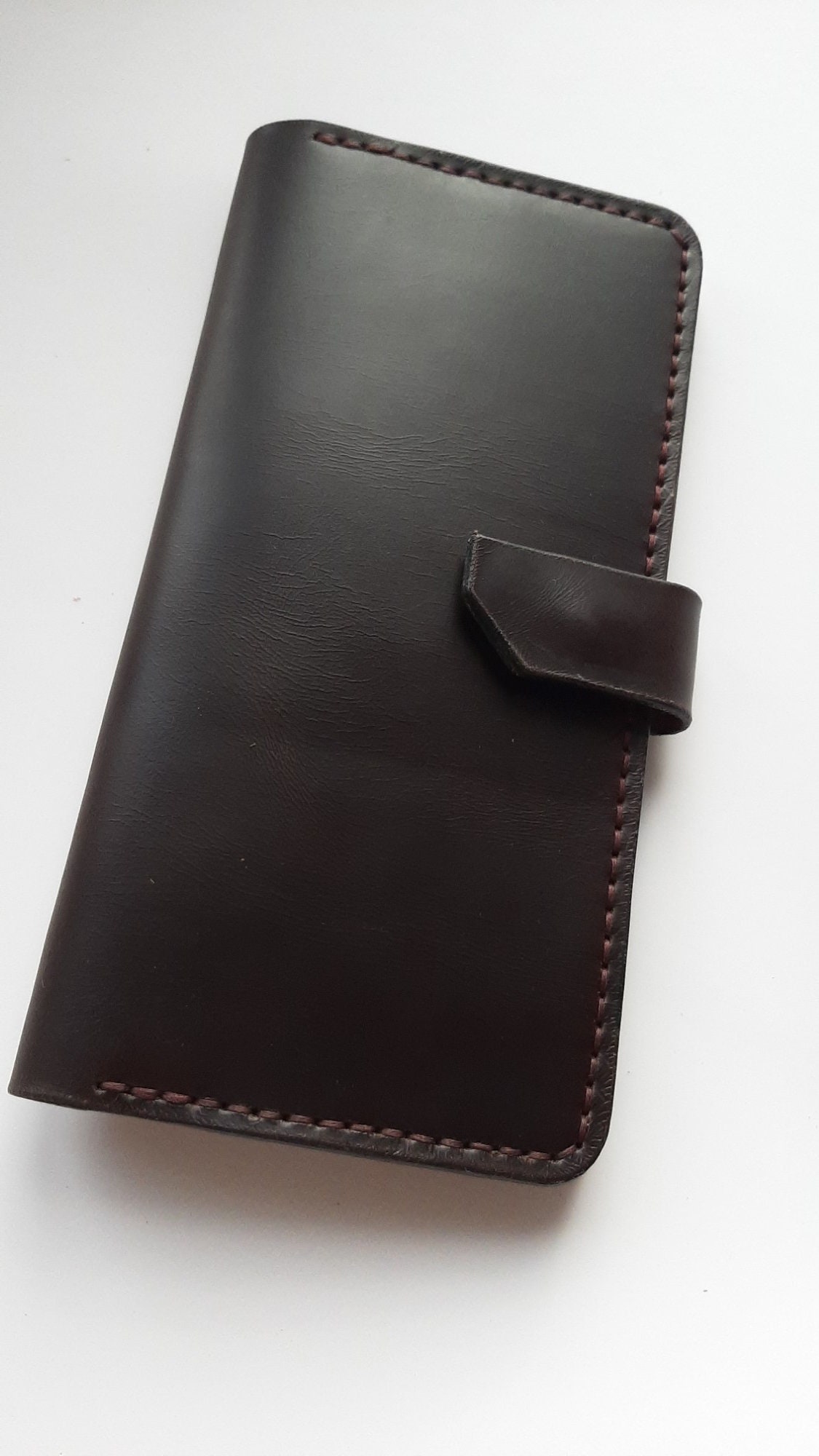 Car document holder. Genuine Leather Hand Made Wallet for Car Etsy