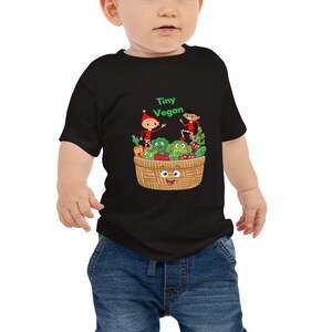 Tiny Vegan (boys)- Baby Jersey Short Sleeve Tee