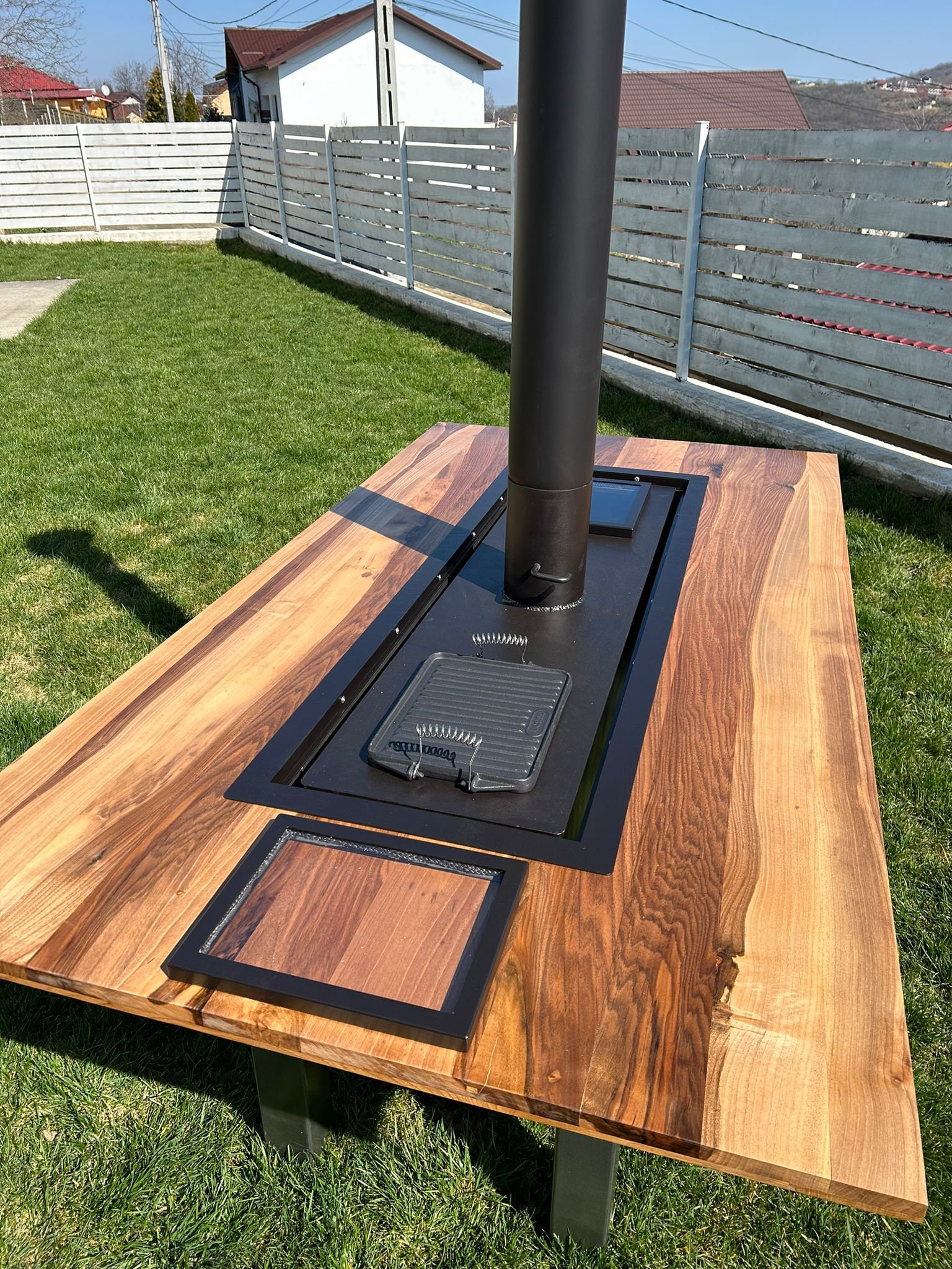 Wooden Outdoor Bbq Table Gentlemen Movie Custom BBQ Grill Cooking Grate Camping Grill Open Fire Camp Fire Cooking Fire Pit Cook Top Etsy UK