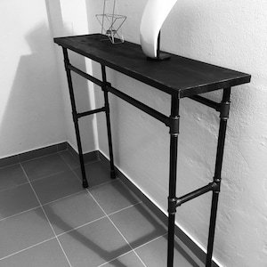 The Dutch table, Entryway Table, Console, Entryway Furniture,  Industrial Decor,  Rustic Decor, Industrial Pipe, Handmade, Hall table, sofa