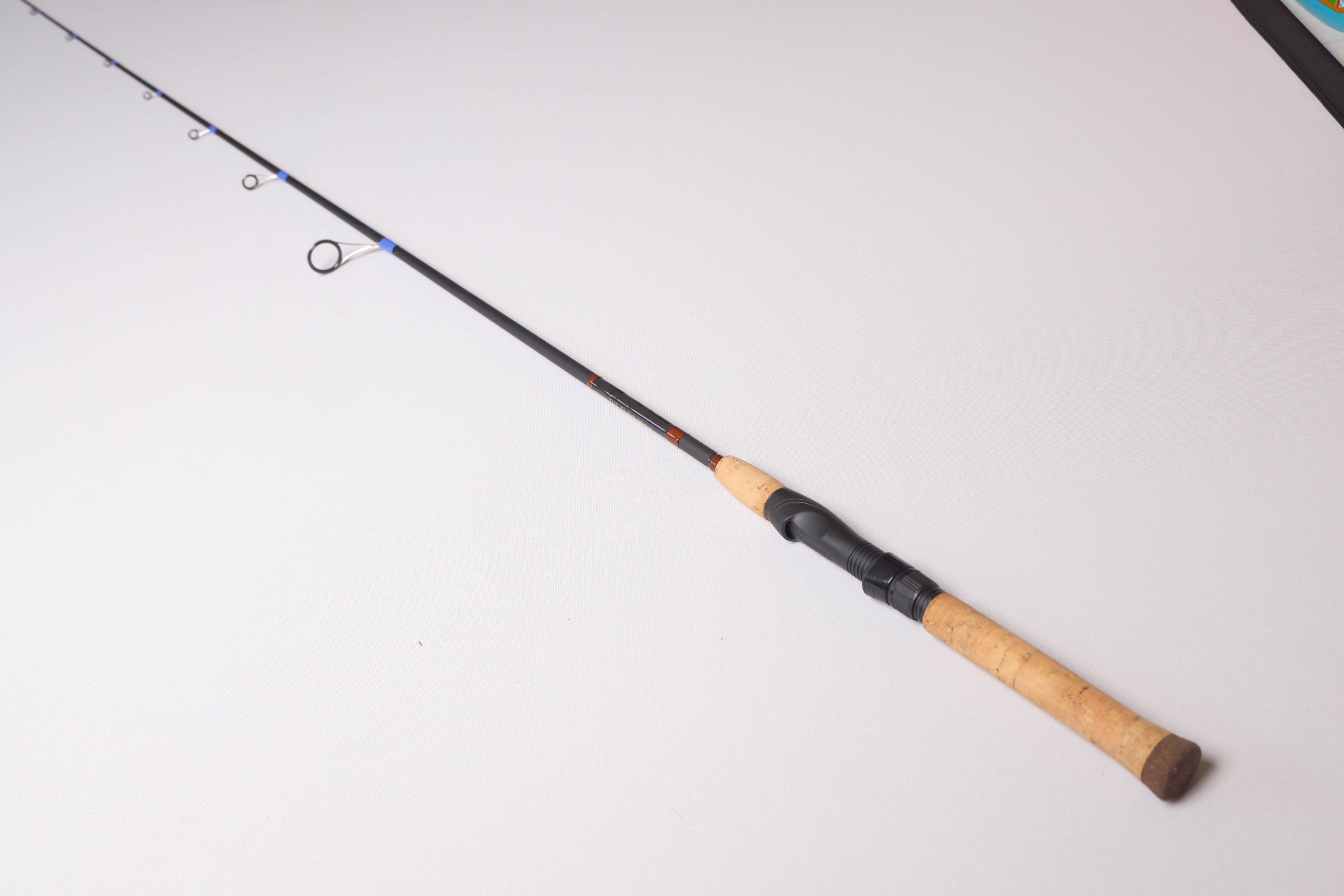 7' 100 Handmade Spinning Rods in Blue or Inferno Red Etsy