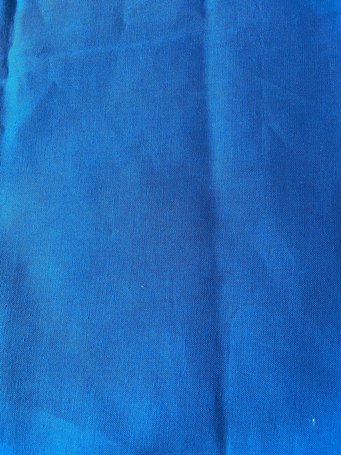 Blue Cotton Fabric sewing supplies fabric by the yard Etsy