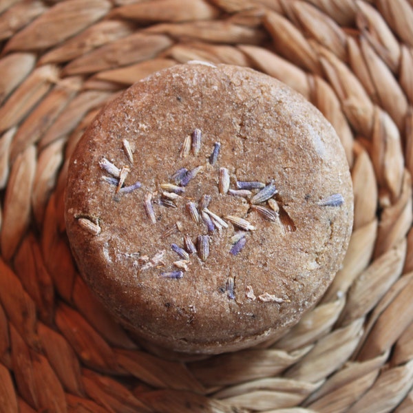 Champú ghassoul y shikakai. Shampoo bar, solid shampoo, zero waste. Pelo fino seco normal champú nutritivo