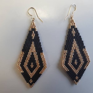 Seed beads earrings