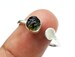 Natural Rough Moldavite Gemstone Ring, Genuine Moldavite Ring, 925 Silver Ring, AAA Moldavite Ring, Rough Stone Ring, Wonderful Ring for her 