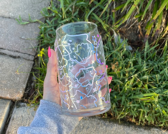 beer can glass vinyl