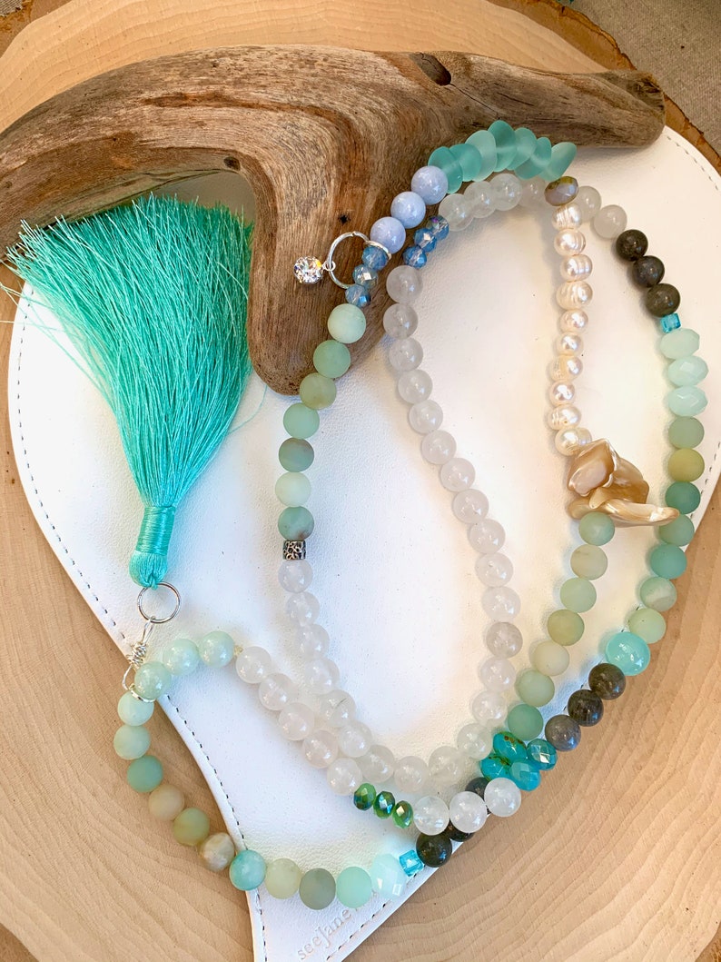 For the Love of Beauty- Mala-Inspired Necklace