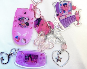 90s Nostalgia Acrylic Keychain