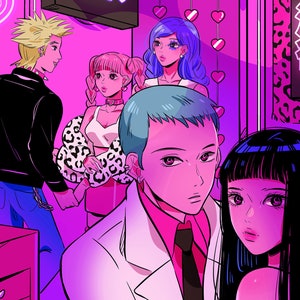 Stampa artistica del bar Parakiss