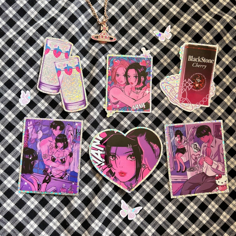 GAL Holo Glitter Sticker Pack - Etsy