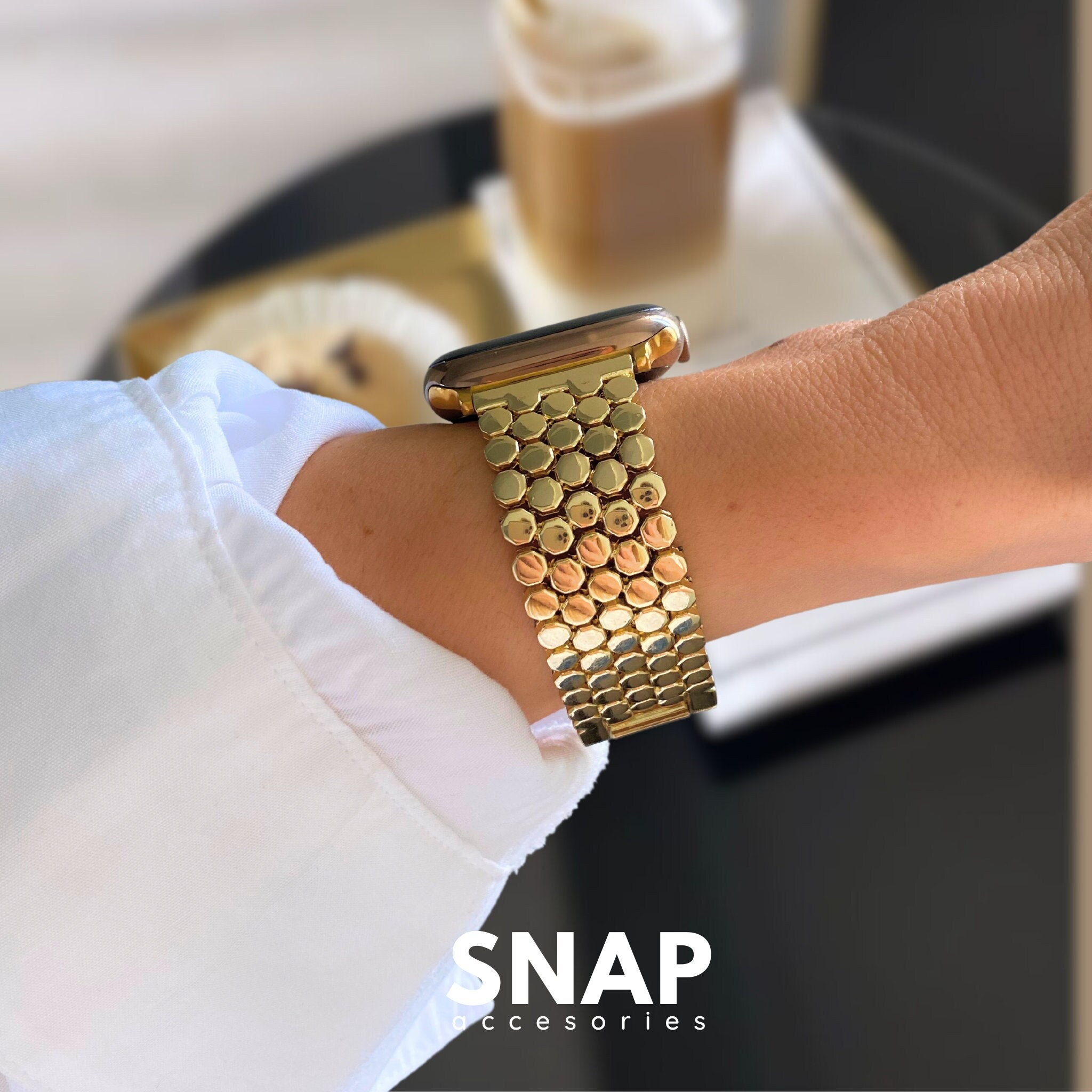Louis vuitton apple watch band best sale etsy