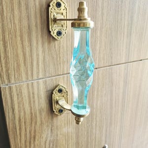 VINTAGE GLASS HANDLE