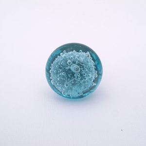 Handmade Glass Bubble Knobs – 12 Colors | 1.5” Cabinet & Drawer Pulls | Decorative Glass Knobs for Furniture /Kitchen&quot;