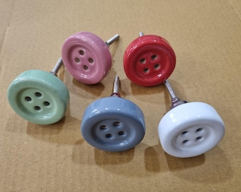 ceramic button knob