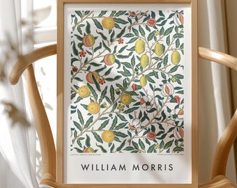 William Morris Print, Vintage Botanical Wall Art, Arts & Crafts Decor