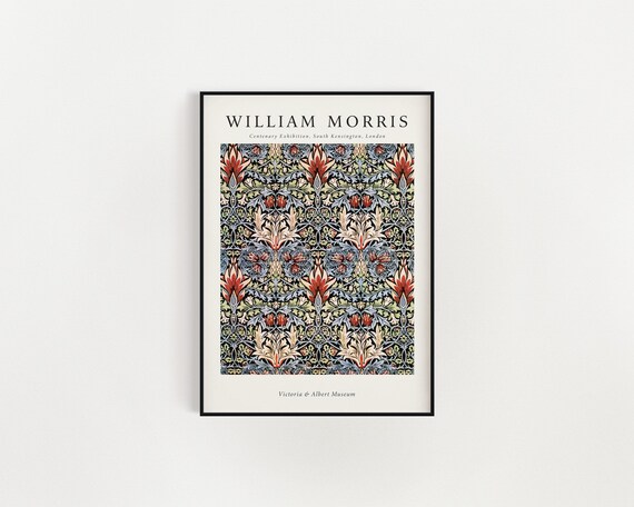 William Morris Print William Morris Exhibition Print William - Etsy UK