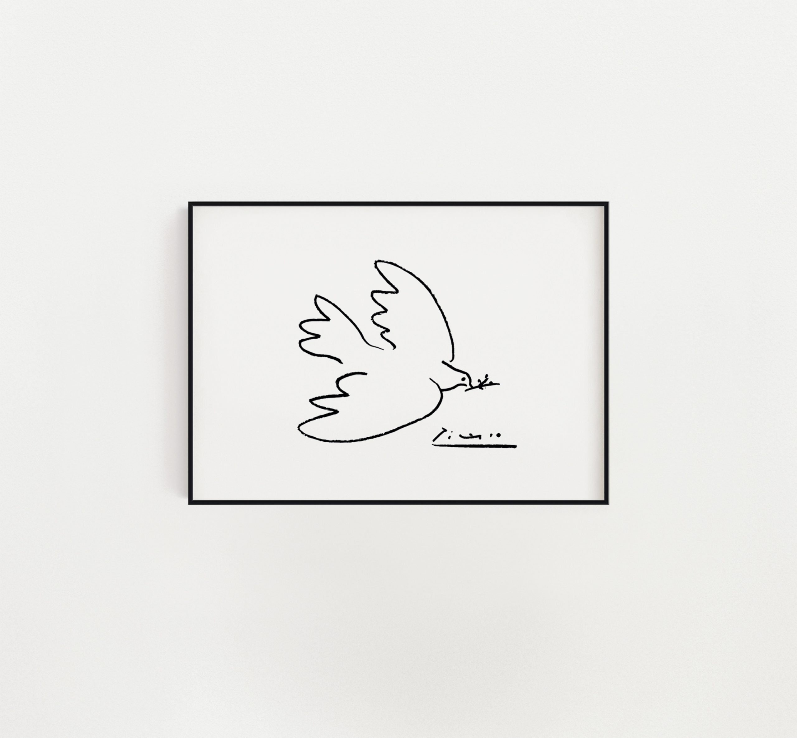 Picasso Dove, Peace, Picasso Print, Picasso Line Art, Vintage Wall Art, Pablo Picasso, Picasso art exhibition