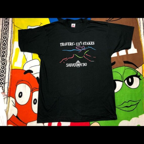 VTG Single Stitch Saratoga 1989-90 Race Course Tra