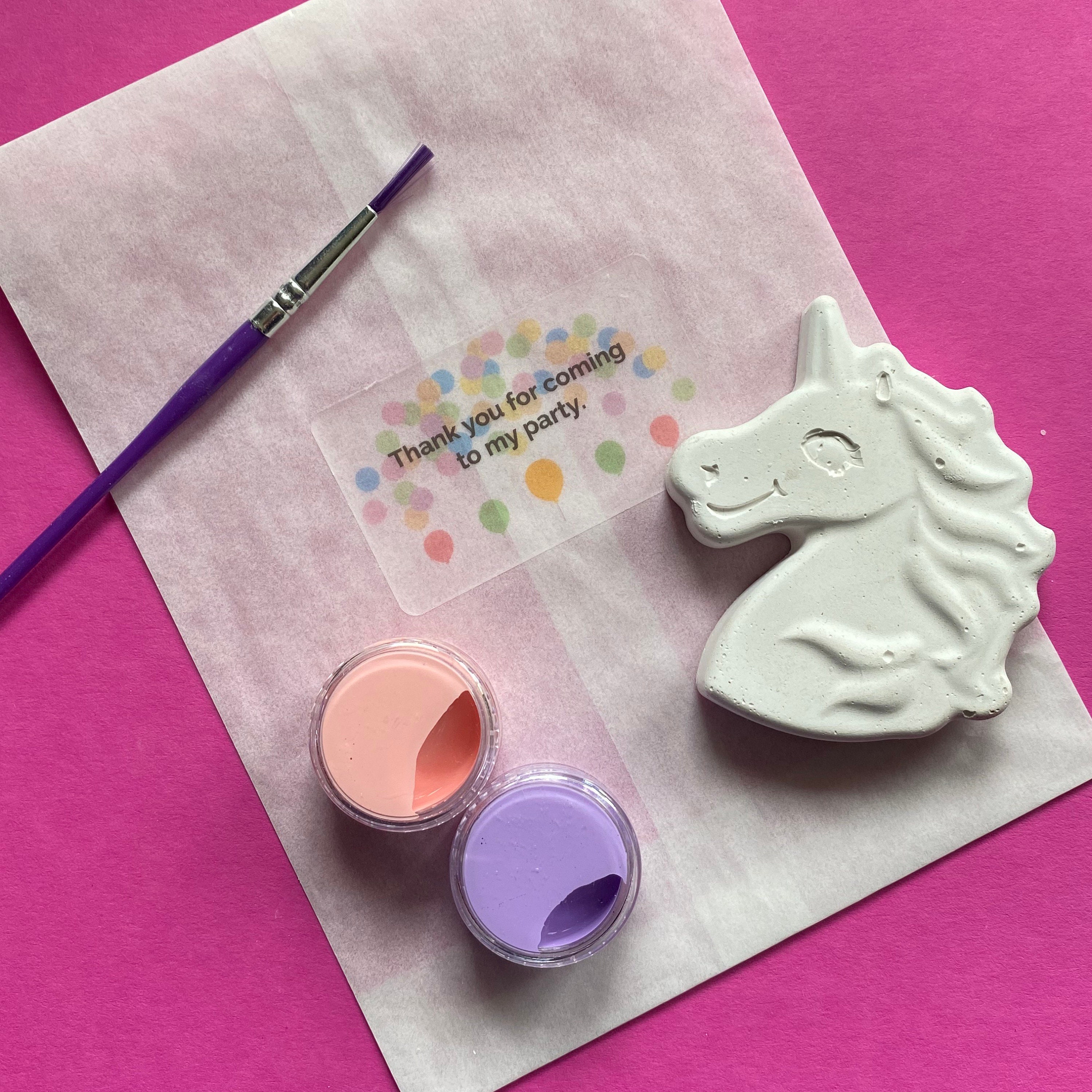Unicorn Party Favours 5 Favours Unicorn Crafts Birthday Etsy UK