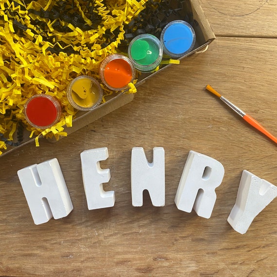 Super Chunky Letters Craft Kits Childrens Crafts Rainy Etsy UK