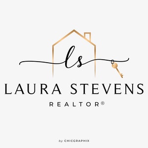 Real Estate Logo, House Logo, Premade Logo, Initials Logo, Interior Logo, Watermark Logo, Realtor Logo, Broker Logo, Business Logo