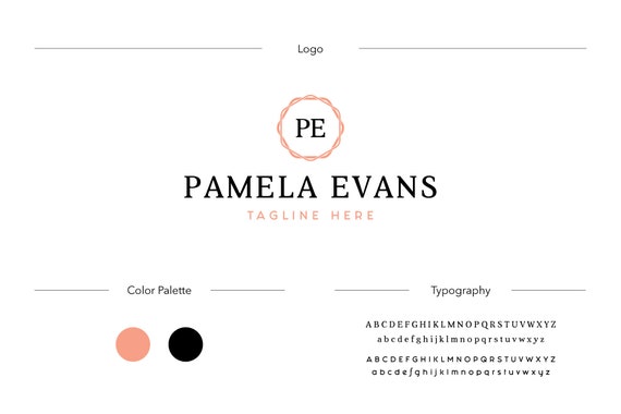Download Premade Logo Design Mini Branding Kit Photography Logo Etsy