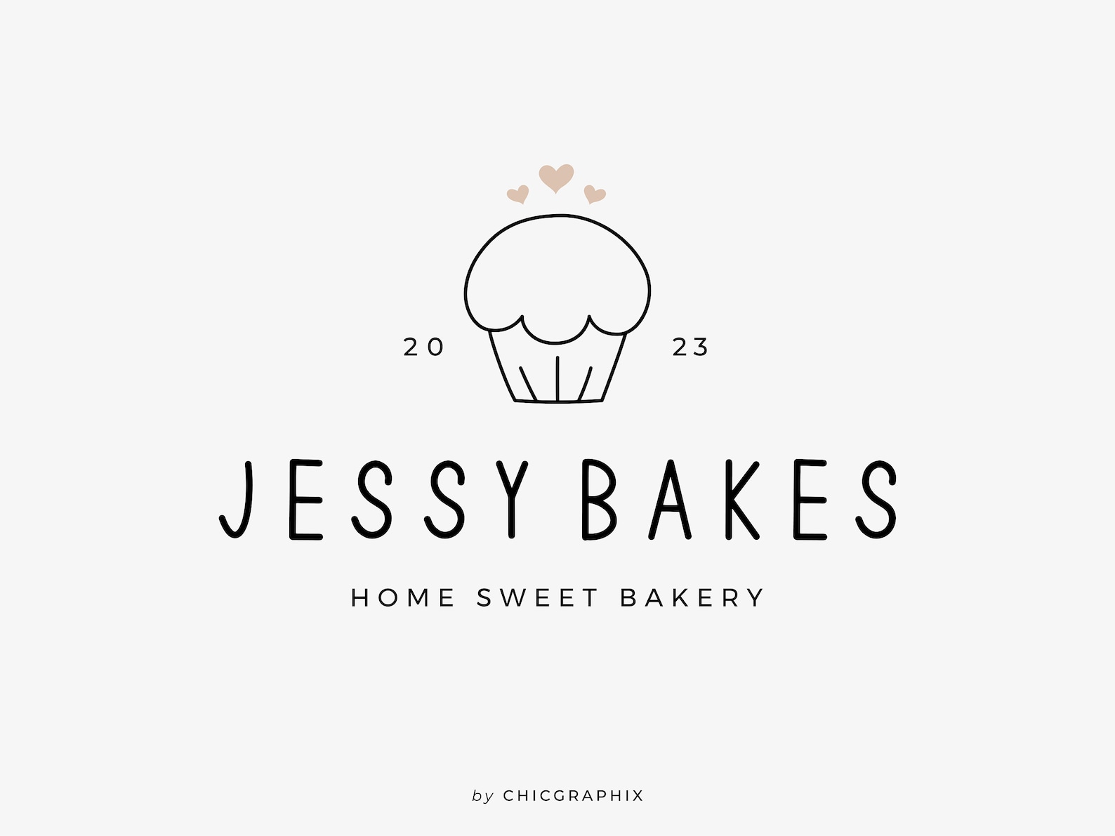 Cupcake Logo Bakery Logo Cake Logo Design Bakery Shop Logo - Etsy