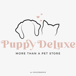 Pet Logo, Veterinary Logo, Paw Logo, Pet Salon Logo, Animal Logo, Dog Groomer Logo, Dog Walking Logo, Pet Shop Logo, Pet Sitting Logo