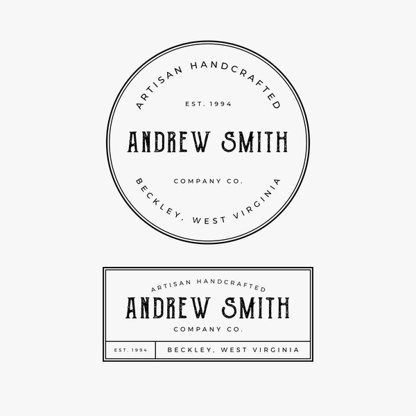 Stamp Logo Design, Premade Logo, Business Logo, Rubber Stamp, Custom Business Logo, Business Stamp Logo, Badge Logo, Custom Logo Design