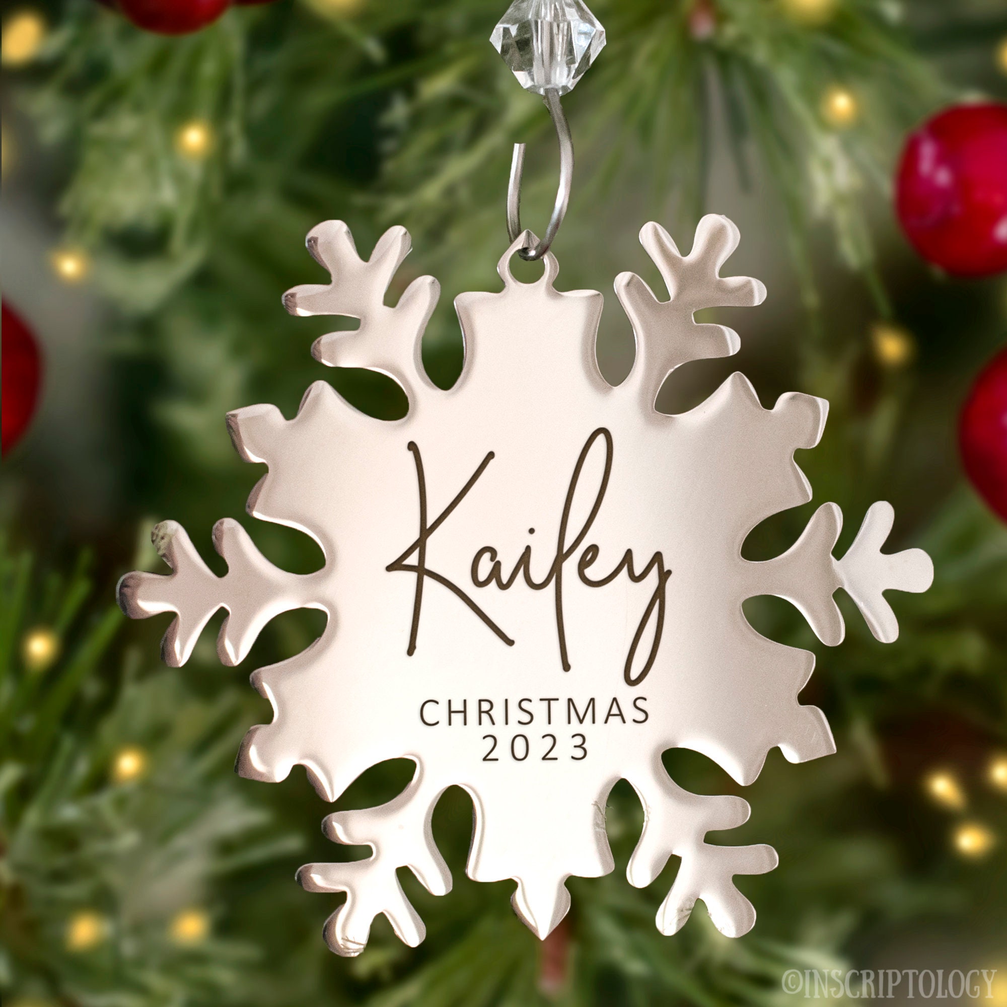 Personalized christmas ornaments under $5 Clearance