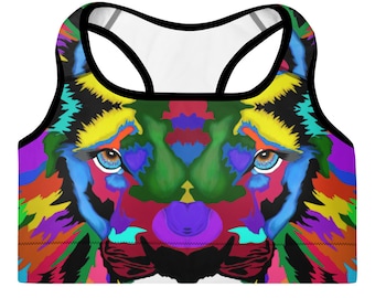 Eye of the Lion Padded Sports Bra