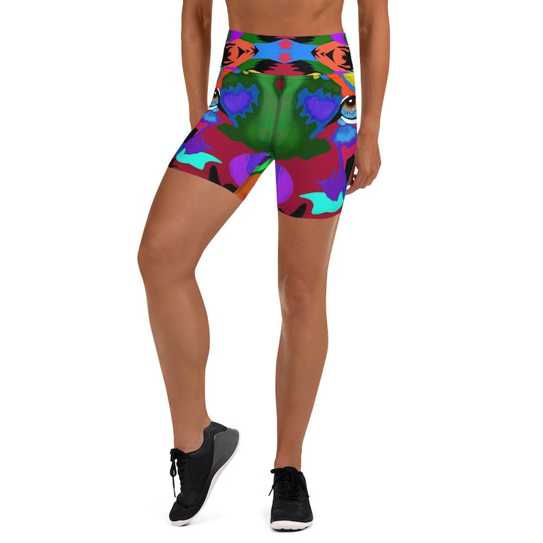 Eye of the Lion Yoga Shorts