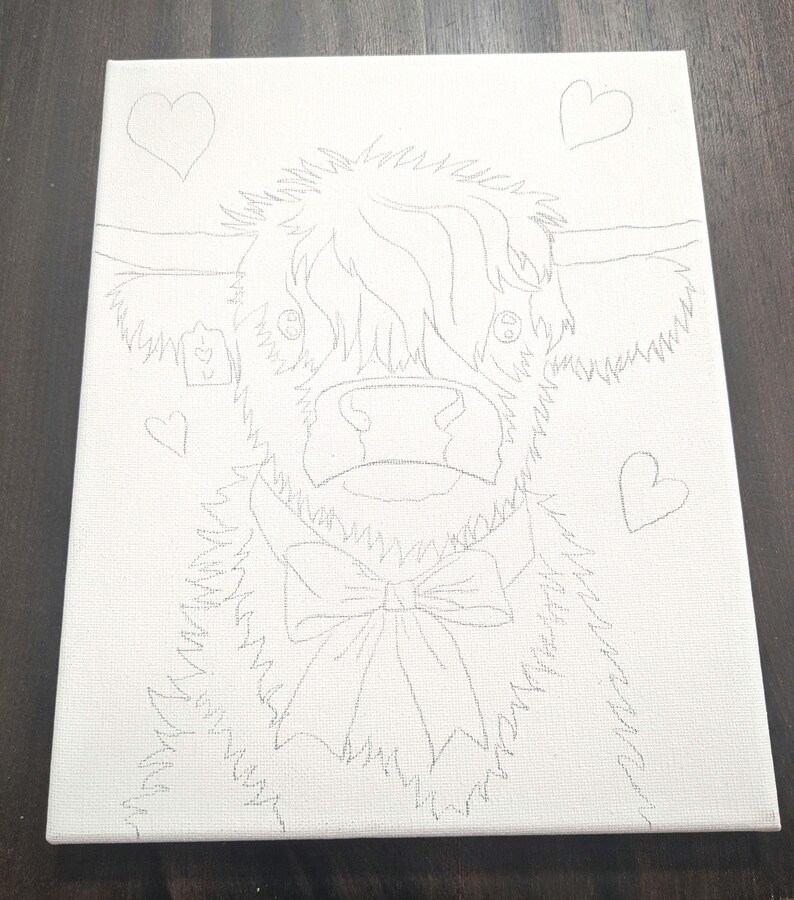 Highland Cow Paint Kit, DIY Art, Screen-Free Fun, Ages 5+ image 6