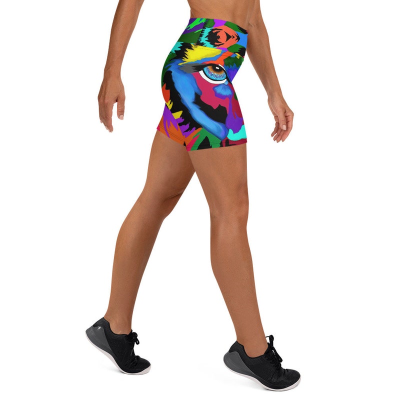 Eye of the Lion Yoga Shorts
