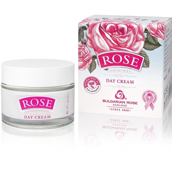 Bulgarian Rose Day Face Cream with Natural Rose Oil