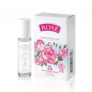 Bulgarian Rose Perfume Roll On with Natural Rose Oil