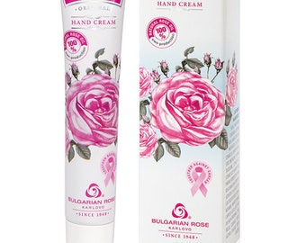 Bulgarian Rose Hand Cream with Natural Rose Oil