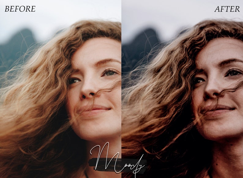 Moody Presets Lightroom Mobile Preset Dark Presets Photo Etsy