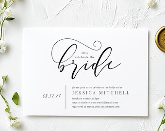 Convite para chá de panela, download instantâneo, convite para impressão, preto e branco, moderno, minimalista, elegante, modelo de convite para chá de panela