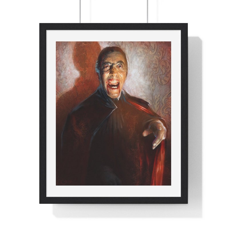 Premium Framed Vertical Poster Christopher Lee image 3