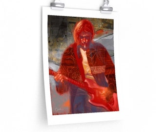 Kurt Cobain Premium Matte vertical posters